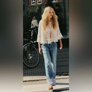 We The Free Final Countdown Cuffed low rise jeans